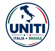 Logomarca da chapa Uniti — Italia + Brasile